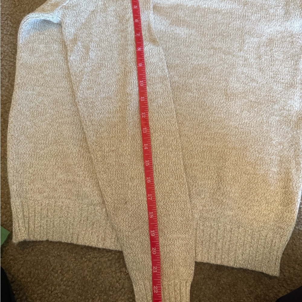 Vintage L.L. Bean Beige /cream Knit cotton sweater - unisex - Picture 8 of 8